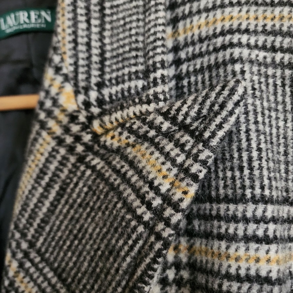 🔥Ralph Lauren | Wool-Blend Plaid Coat - Picture 7 of 15